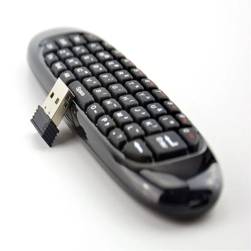 Super Controle Remoto Inteligente 3 em 1: com Teclado e Mouse sem fio