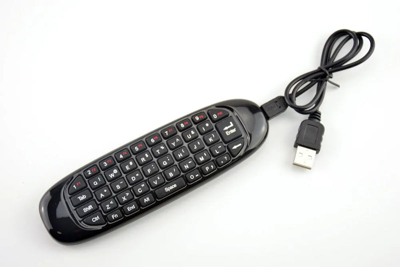 Super Controle Remoto Inteligente 3 em 1: com Teclado e Mouse sem fio